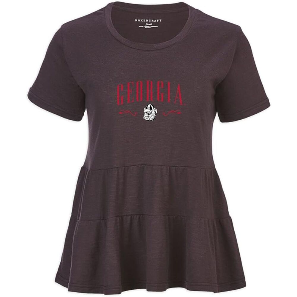 Georgia Officially Licensed NCAA Willow Tee with Team Logo T-Shirt Sz XS